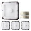 VEVOR 4 Pack LED Canopy Lights 80W 8800LM 5000K Daylight Outdoor Canopy Lighting