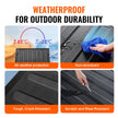 VEVOR Truck Bed Mat Fit 2020-2024 JEEP Gladiator TPE Truck Bed Liner Accessories
