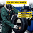 VEVOR Air Tire Buffer, 2500rpm Low Speed Tire Buffer, 35 mm Pneumatic Buffing Tool, Variable Speed Tire Grinder With Whip Hose, Tire Repair Buffing Wheel For Inner Liner Cleaning, Reaming And Drilling