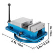 VEVOR 80MM Heavy Duty Milling Vise Bench Clamp Vise High Precision Clamping Vise 3 Inch Jaw Width with 360 Degree Swiveling Base CNC Vise