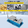 VEVOR Bench Clamp 4 Inch ACCU Lock Down Vise Precision Milling Vise, 4 Inch Jaw Width Drill Press Vise Milling Drilling Machine, Bench Clamp Clamping Vice