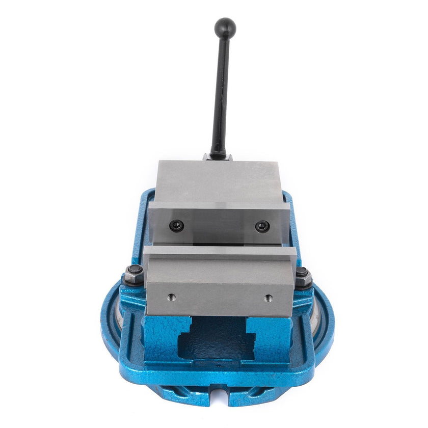 VEVOR 5 Inch ACCU Lock Down Vise Precision Milling Vice 5 Inch Jaw Width Drill Press Vise Milling Drilling Machine Bench Clamp Clamping Vice with 360 Degree Swiveling Base CNC Vise