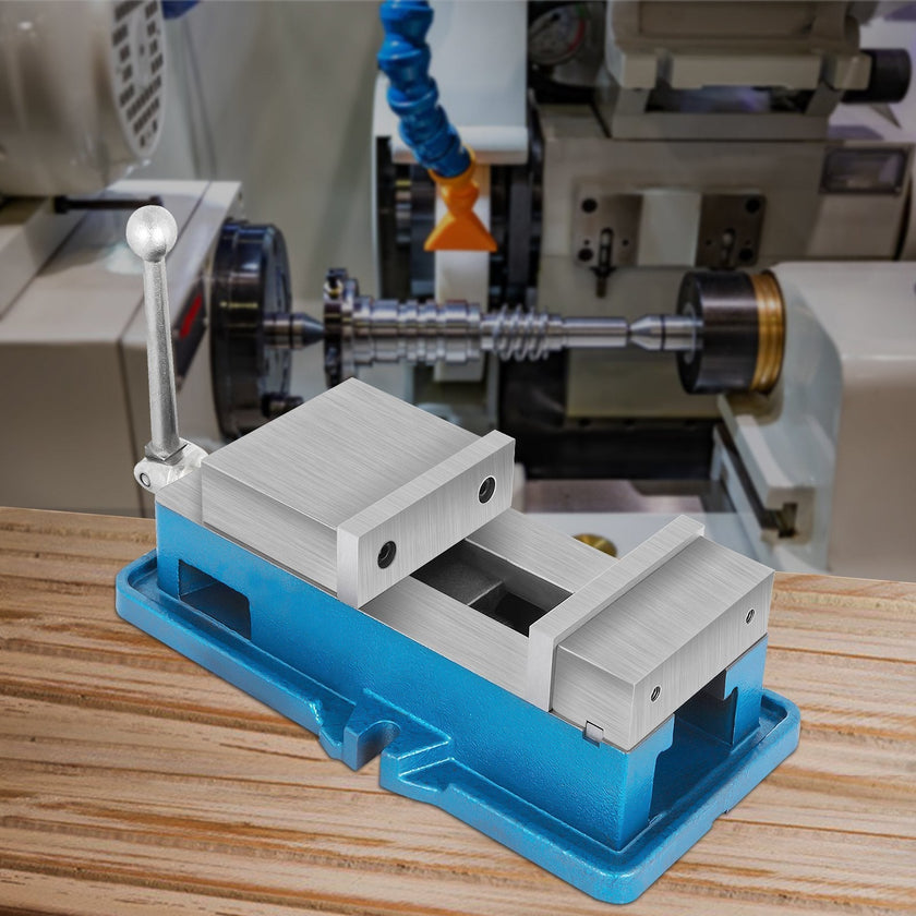 VEVOR 5 Inch ACCU Lock Down Vise Precision Milling Vice 5 Inch Jaw Width Drill Press Vise Milling Drilling Machine Bench Clamp Clamping Vice