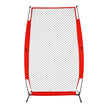 VEVOR I Screen Baseball for Batting Cage, 7x4 ft Baseball & Softball Safety Screen, Body Protector Portable Batting Screen with Carry Bag & Ground Stakes, Baseball Pitching Net for Pitchers Protection