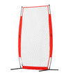 VEVOR I Screen Baseball for Batting Cage, 7x4 ft Baseball & Softball Safety Screen, Body Protector Portable Batting Screen with Carry Bag & Ground Stakes, Baseball Pitching Net for Pitchers Protection