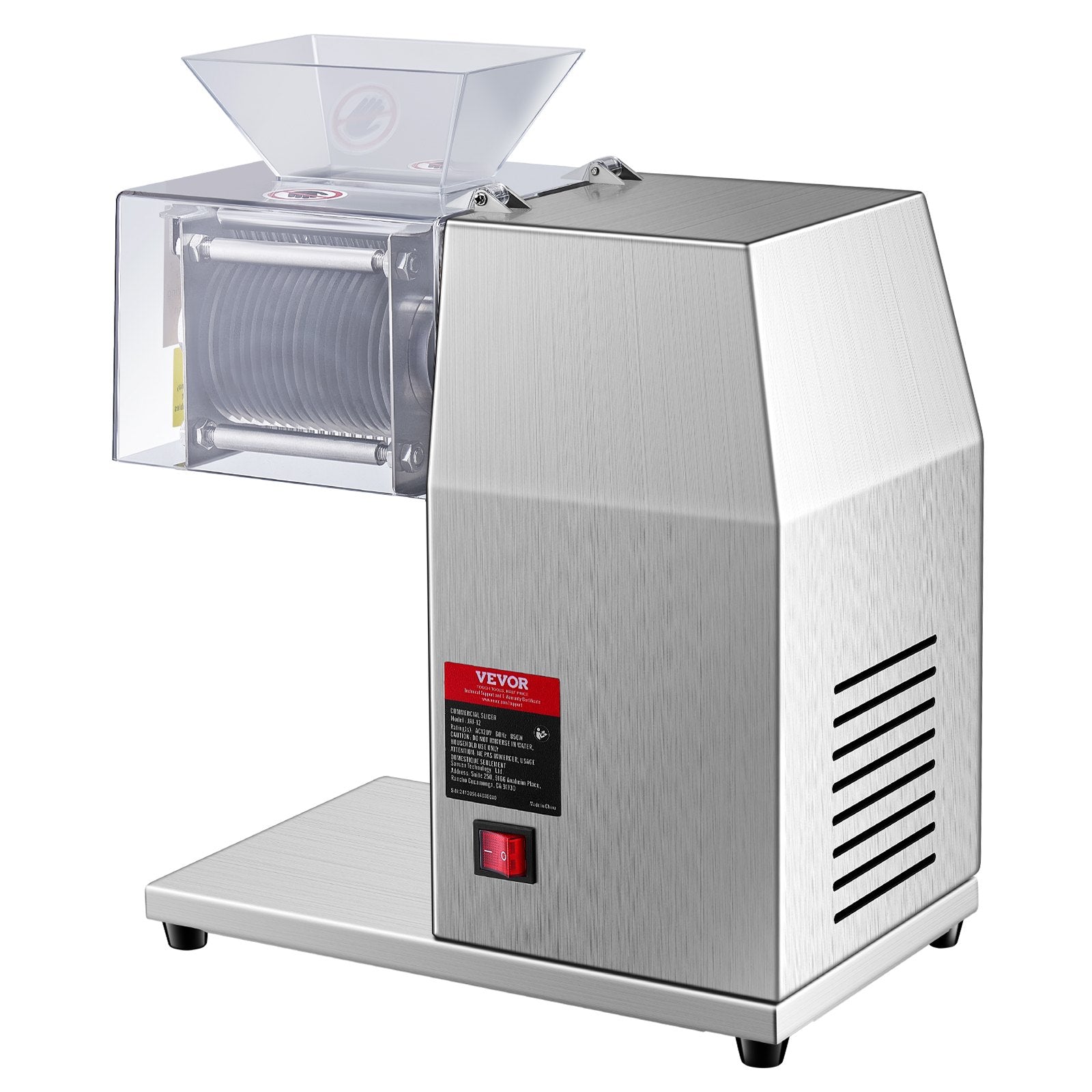 VEVOR Electric Meat Cutter Machine 850W Commercial Meat Slicer Cutting Machine