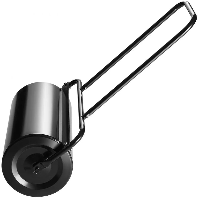 VEVOR Lawn Roller, 13 Gallon Sand/Water Filled Yard Roller, Steel Sod Roller with Easy-turn Plug and U-Shaped Ergonomic Handle for Convenient Push and Pull, for Lawn, Garden, Farm, Park, Black