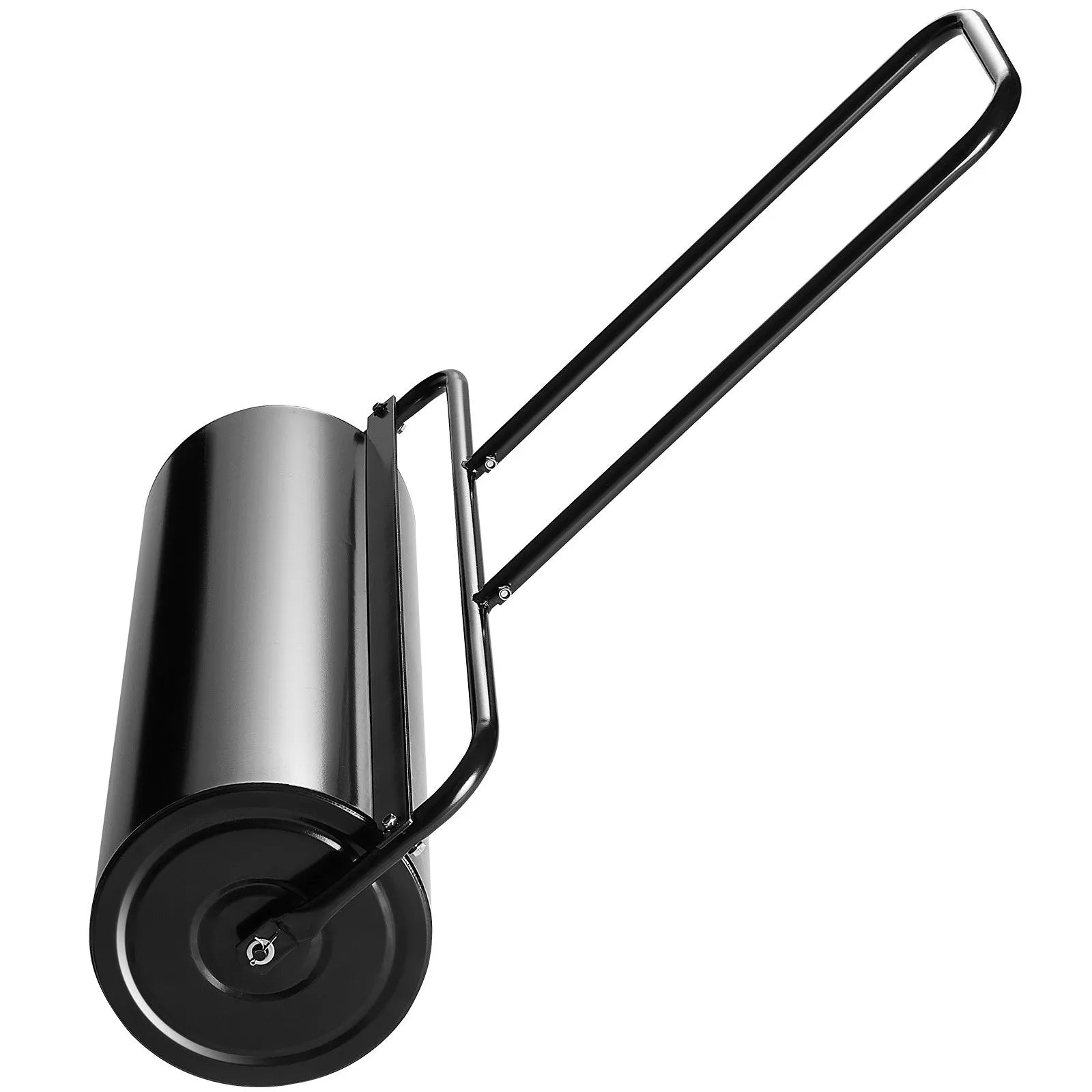 VEVOR Lawn Roller, 17 Gallon Sand/Water Filled Yard Roller, Steel Sod Roller with Easy-turn Plug and U-Shaped Ergonomic Handle for Convenient Push and Pull, for Lawn, Garden, Farm, Park, Black