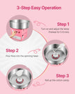 VEVOR Commercial Cotton Candy Machine Sugar Floss Maker 1000W for Party Pink