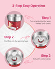 VEVOR Commercial Cotton Candy Machine Sugar Floss Maker 1000W for Party Red