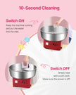 VEVOR Commercial Cotton Candy Machine Sugar Floss Maker 1000W for Party Red