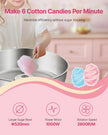 VEVOR Commercial Cotton Candy Machine Sugar Floss Maker 1000W for Party Blue
