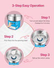 VEVOR Commercial Cotton Candy Machine Sugar Floss Maker 1000W for Party Blue