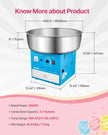VEVOR Commercial Cotton Candy Machine Sugar Floss Maker 1000W for Party Blue