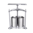 VEVOR Fruit Wine Press, 1.6 Gallon/6L, 2 Stainless Steel Barrels, Manual Juice Maker, Cider Apple Grape Tincture Vegetables Honey Olive Oil Making Press with T-Handle, Triangular Structure for Kitchen