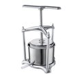 VEVOR Fruit Wine Press, 1.6 Gallon/6L, 2 Stainless Steel Barrels, Manual Juice Maker, Cider Apple Grape Tincture Vegetables Honey Olive Oil Making Press with T-Handle, Triangular Structure for Kitchen