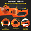 VEVOR Electric Pipe Threader, 2300W Pipe Threading Machine, Heavy-Duty Hand-Held Power Drive Kit, 110V Pipe Threader Machine Copper Motor, Portable Pipe Threader w/ 4 Dies 1/2