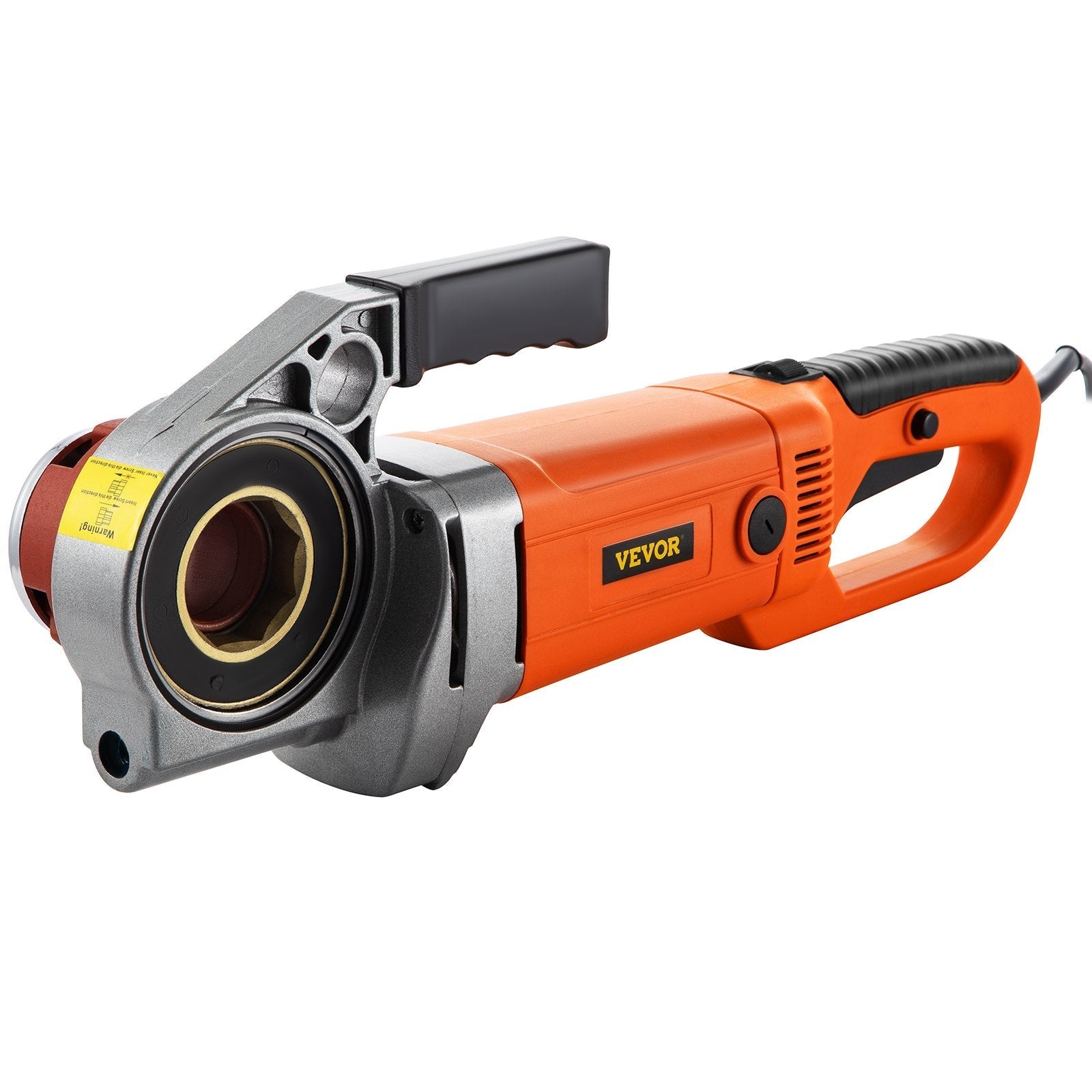 VEVOR Electric Pipe Threader, 2300W Pipe Threading Machine, Heavy-Duty Hand-Held Power Drive Kit, 110V Pipe Threader Machine Copper Motor, Portable Pipe Threader w/ 4 Dies 1/2