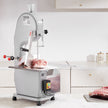 VEVOR Commercial Electric Meat Bandsaw, 1100W Stainless Steel Countertop Bone Sawing Machine, Workbeach 19.3