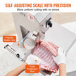 VEVOR Commercial Electric Meat Bandsaw, 2200W Stainless Steel Countertop Bone Sawing Machine, Workbeach 18.5