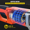 VEVOR Electric Pipe Threader, 2300W Pipe Threading Machine, Heavy-Duty Hand-Held Power Drive Kit, 110V Pipe Threader Machine Copper Motor, Portable Pipe Threader with 6 Dies 1/2