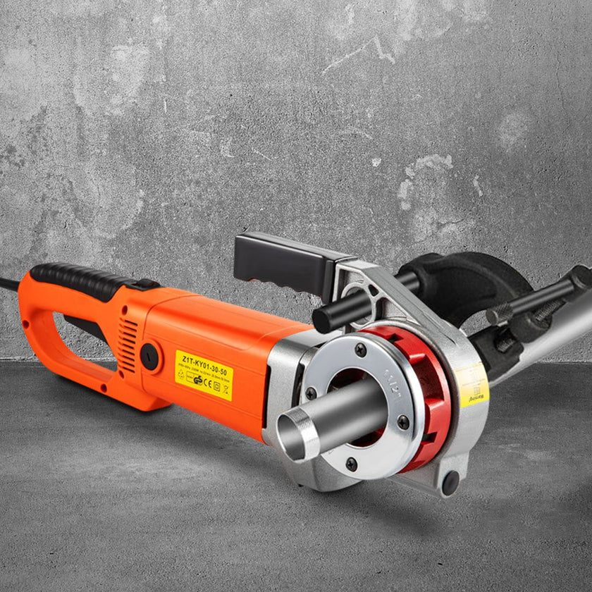 VEVOR Electric Pipe Threader, 2300W Pipe Threading Machine, Heavy-Duty Hand-Held Power Drive Kit, 110V Pipe Threader Machine Copper Motor, Portable Pipe Threader with 6 Dies 1/2