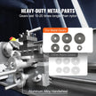 VEVOR Metal Lathe Machine, 8.3'' x 29.5'', Precision benchtop power metal lathe, 0-2500 RPM Continuously Variable Speed, 750W Brushless Motor Metal Gears, with Tool Box for Processing Precision Parts