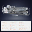 VEVOR Metal Lathe Machine, 8.3'' x 29.5'', Precision benchtop power metal lathe, 0-2500 RPM Continuously Variable Speed, 750W Brushless Motor Metal Gears, with Tool Box for Processing Precision Parts