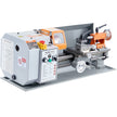 VEVOR Metal Lathe Machine, 7'' x 13.78'', Precision Benchtop Power Metal Lathe, 0-2200 RPM Continuously Variable Speed, 500W Brush Motor Metal Gears, with Tool Box for Processing Precision Parts