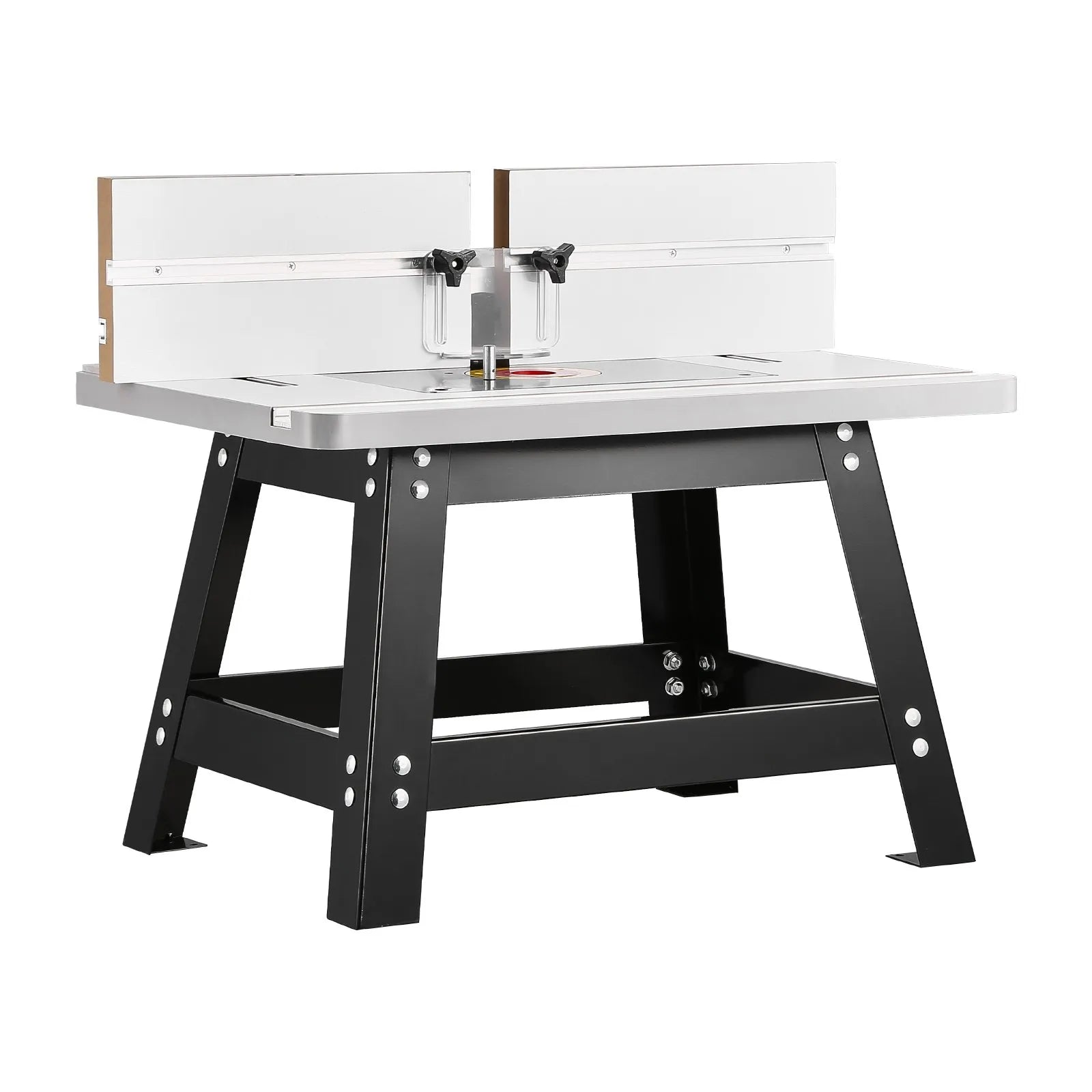 VEVOR Benchtop Router Table 24 x 15.7 in with Fence MDF Top Dust Collection Port