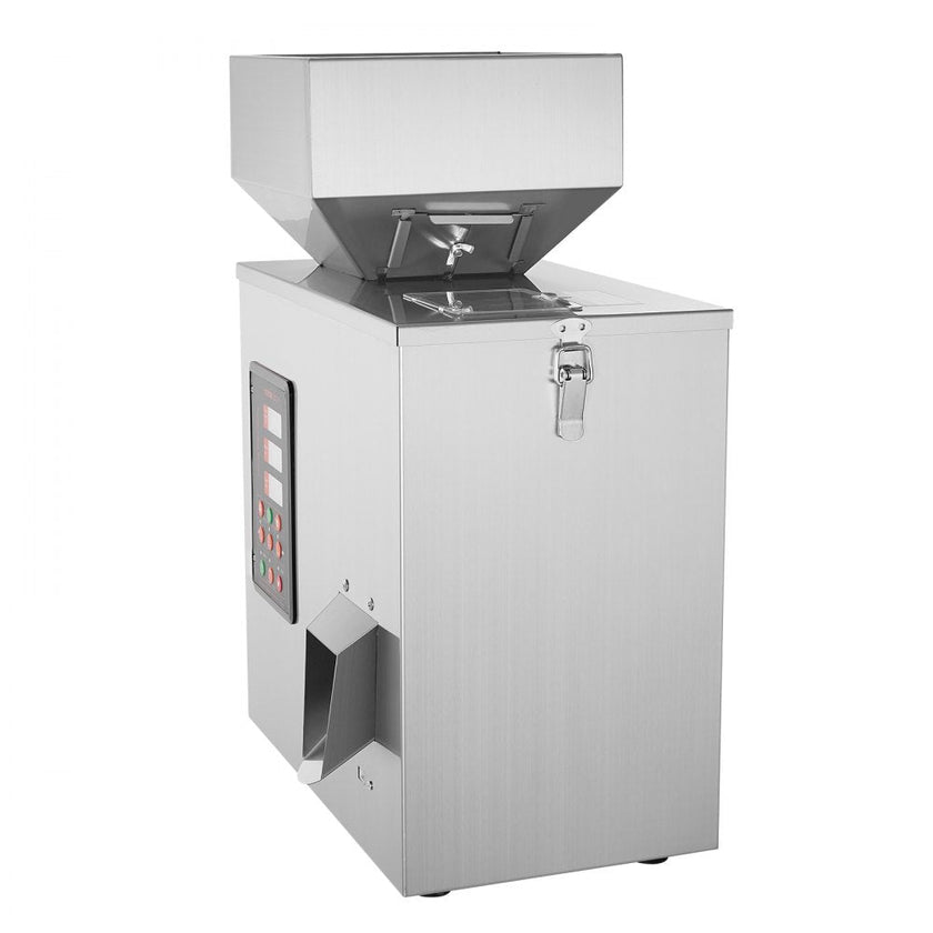 VEVOR Powder Filling Machine, 0.002-0.22lbs/1-100g, Automatic Intelligent Particle Weighing Filling Machine, Bottle Bag Powder Filler Particle Dispenser for Tea Seeds Grains Powder Flour Beans Glitter