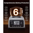 VEVOR Smart Battery Charger 25A – 6V / 12V / 24V Lithium & Lead-Acid Charger with LCD Display