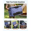 50 QT Hard Cooler with Ice Retention, Leak-Resistant Insulated Ice Chest