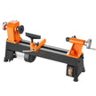 VEVOR Benchtop Wood Lathe, 10 in x 18 in, 0.5 HP 370W Power Wood Turning Lathe Machine, 5 Variable Speeds 780/1320/1920/2640/3840 RPM with Rod Injection Wrenches Faceplate Foot Pads, for Woodworking