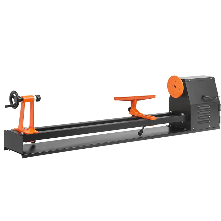 VEVOR Benchtop Wood Lathe, 14 in x 40 in, 0.5 HP 370W Power Wood Turning Lathe Machine, 4 Speed Adjustable 885/1245/1715/2425 RPM with Chisels Faceplate Plastic Handle Hex Wrench, for Woodworking