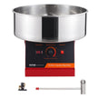 VEVOR Electric Cotton Candy Machine, 1000W Candy Floss Maker, Commercial Cotton Candy Machine with Stainless Steel Bowl, and Sugar Scoop, Perfect for Home Kids Birthday, Family Party (Red)