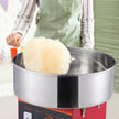 VEVOR Electric Cotton Candy Machine, 1000W Candy Floss Maker, Commercial Cotton Candy Machine with Stainless Steel Bowl, Sugar Scoop, and Drawer, Perfect for Home Kids Birthday, Family Party, Red