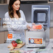 VEVOR Chamber Vacuum Sealer, 260W Sealing Power, Vacuum Packing Machine for Wet Foods, Meats, Marinades and More, Compact Size with 10.2