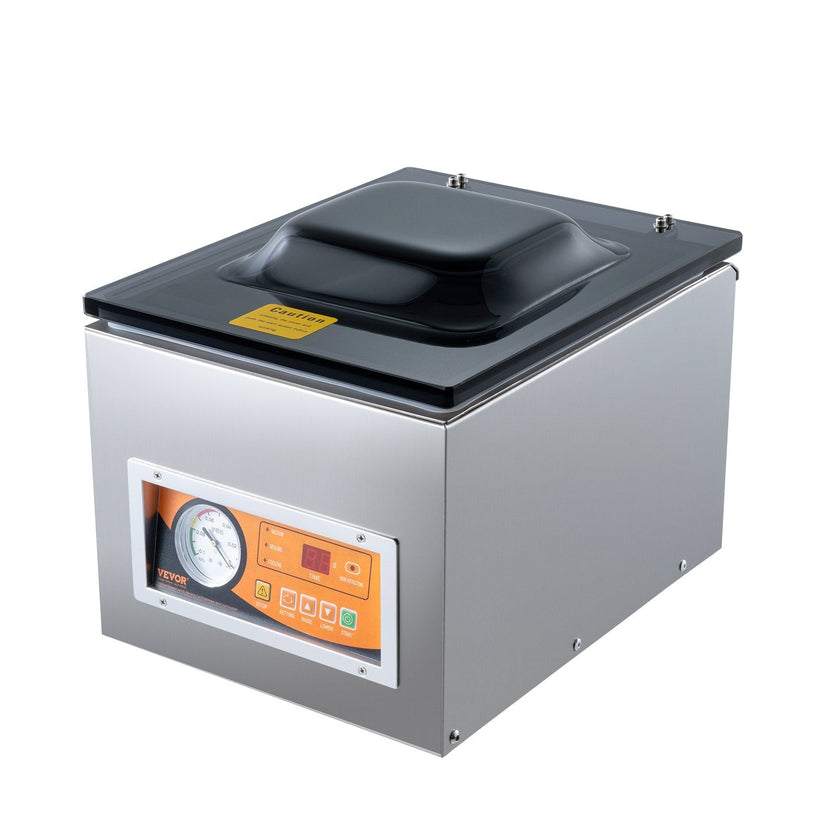 VEVOR Chamber Vacuum Sealer, 260W Sealing Power, Vacuum Packing Machine for Wet Foods, Meats, Marinades and More, Compact Size with 10.2