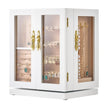 VEVOR Jewelry Box 360° Rotating Jewelry Organizer with 5 Spacious Drawers White