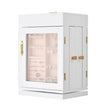 VEVOR Jewelry Box 360° Rotating Jewelry Organizer with 4 Necklace Hooks White