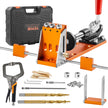 VEVOR Pocket Hole Jig Kit, 34 Pcs Pocket Hole Jig System with 11