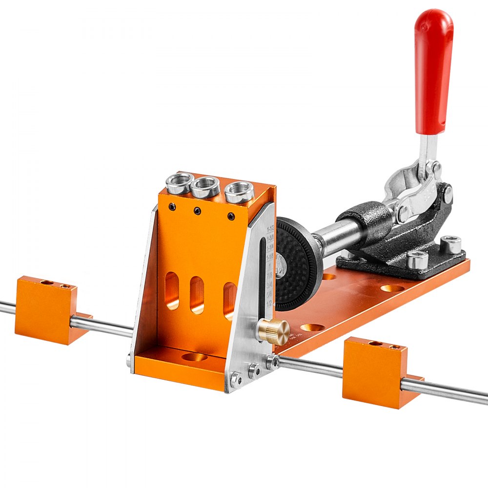 VEVOR Pocket Hole Jig Kit, 34 Pcs Pocket Hole Jig System with 11