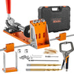 VEVOR Pocket Hole Jig Kit, 34 Pcs Pocket Hole Jig System with 11