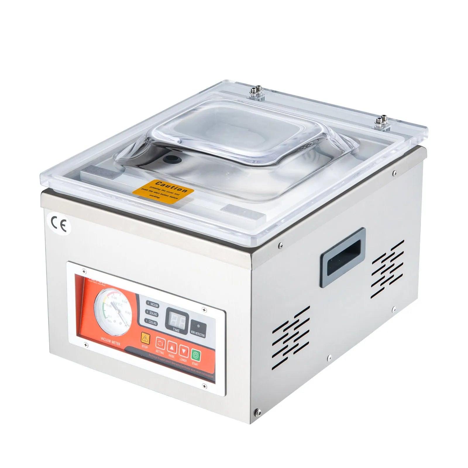 VEVOR Chamber Vacuum Sealer, 260W Sealing Power, Vacuum Packing Machine for Wet Foods, Meats, Marinades and More, Compact Size with 15.7