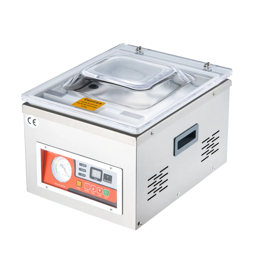 VEVOR Chamber Vacuum Sealer, 260W Sealing Power, Vacuum Packing Machine for Wet Foods, Meats, Marinades and More, Compact Size with 15.7