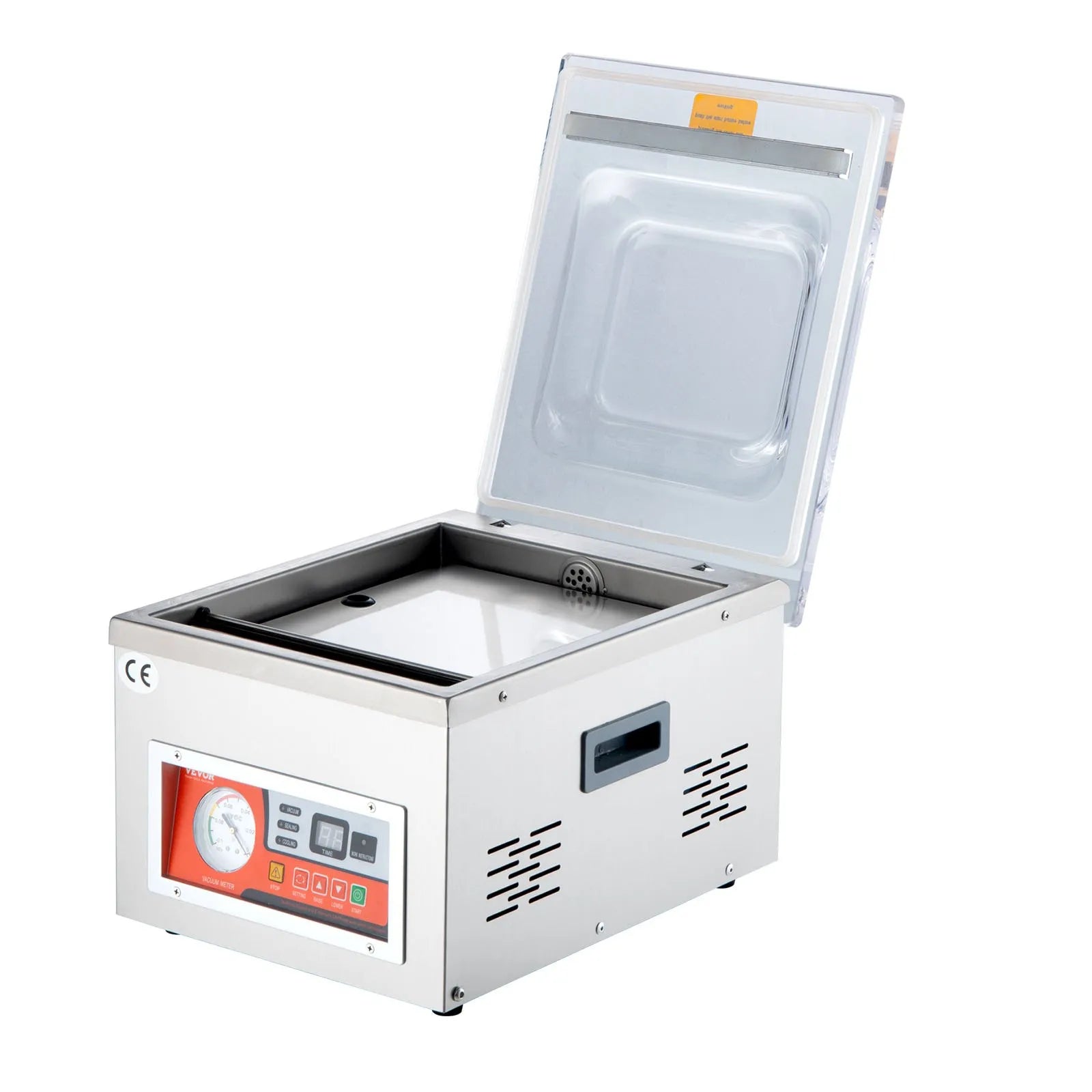 VEVOR Chamber Vacuum Sealer, 260W Sealing Power, Vacuum Packing Machine for Wet Foods, Meats, Marinades and More, Compact Size with 15.7