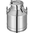 VEVOR Stainless Steel Milk Can 20 Liter Milk Bucket Wine Pail Bucket 5.25 Gallon Milk Can Tote Jug with Sealed Lid Heavy Duty