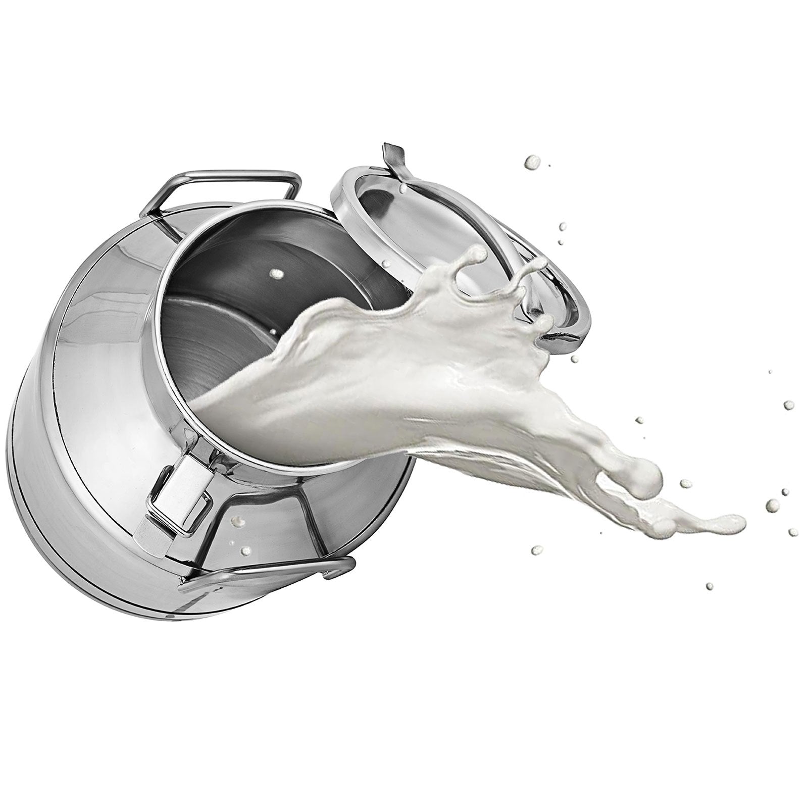 VEVOR Milk Can 50 Liter 304 Stainless Steel Milk Bucket Wine Pail Bucket 13.25 Gallon Milk Can Tote Jug with Sealed Lid Heavy Duty