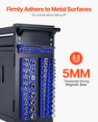 VEVOR Magnetic Socket Organizer Set 3PCS Magnetic Socket Trays Blue for Metric